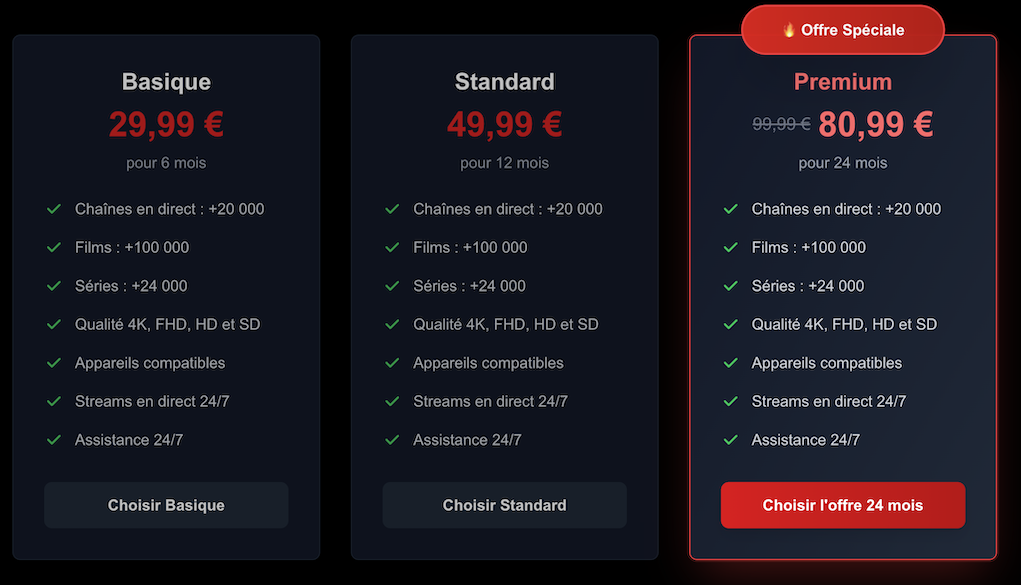 IPTV TCL tarifs et abonnements